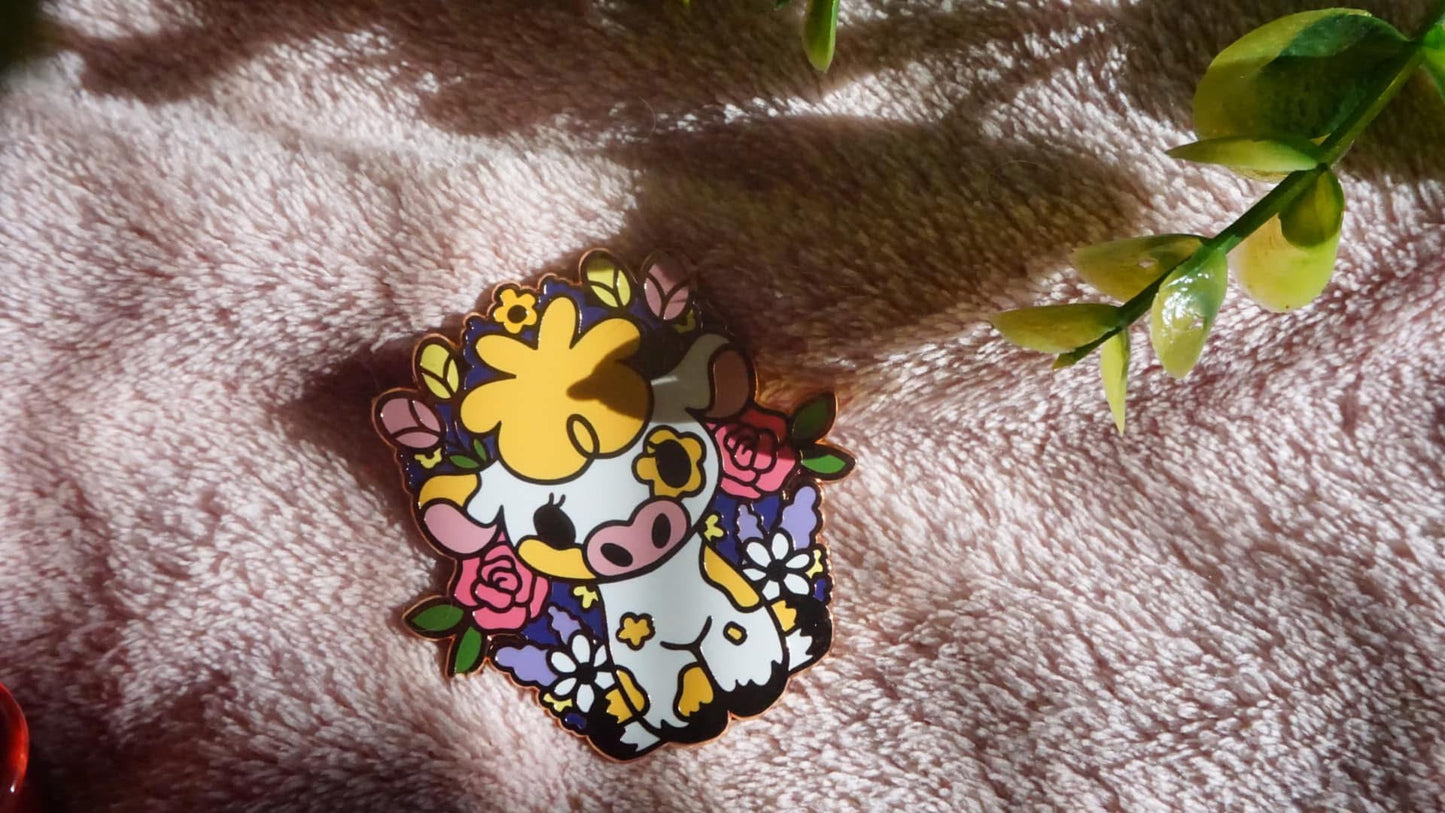 Daisy Enamel Pin