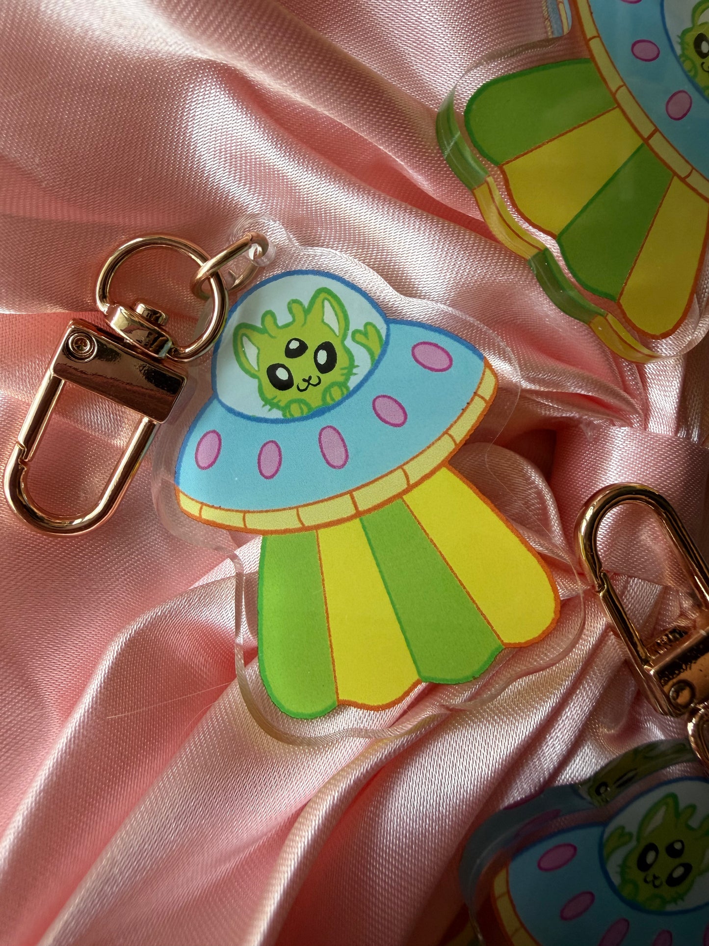 Alien Cat charm