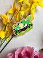 Frog Wood Pin