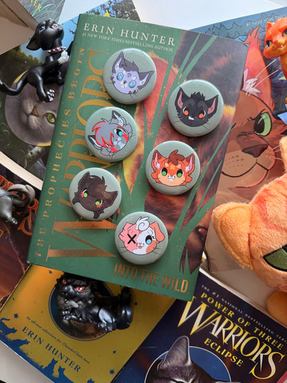 Warriors Chibi buttons
