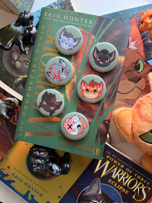 Warriors Chibi buttons