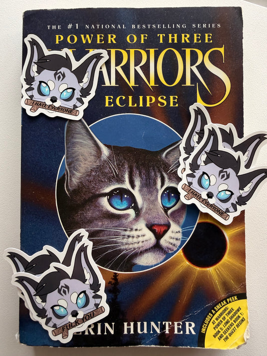 Jayfeather and stick sticker