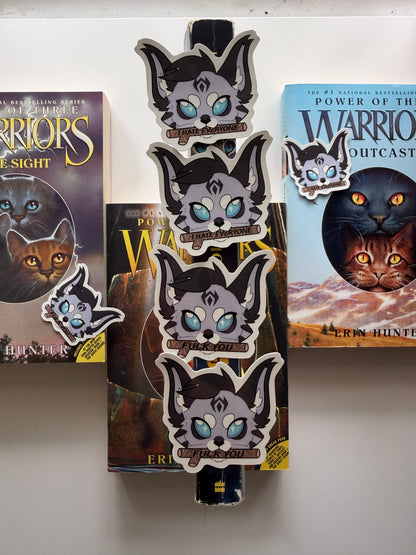 Jayfeather and stick sticker