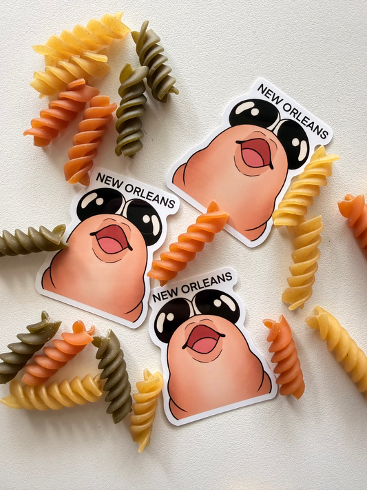 Marcus the Worm sticker