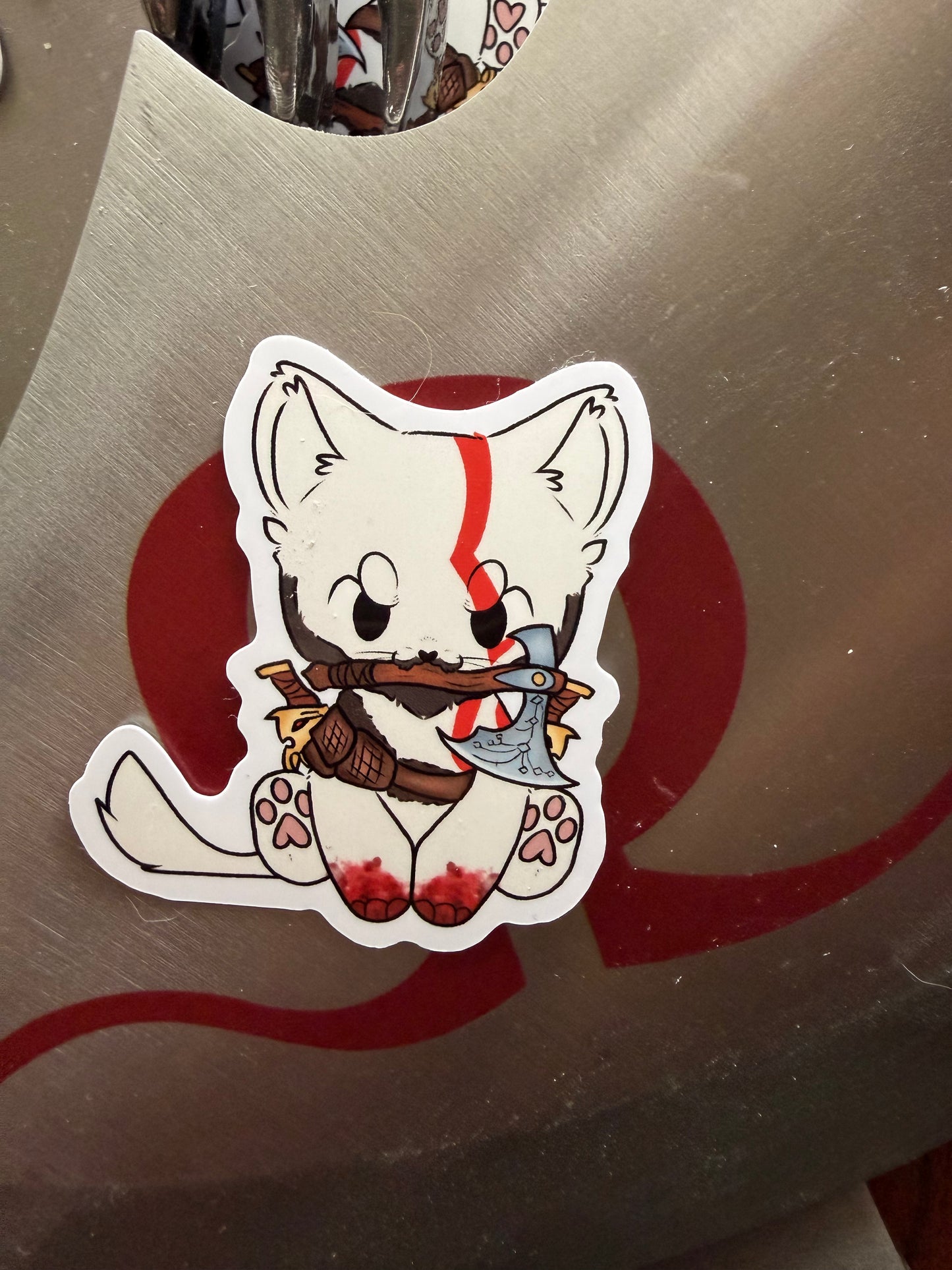Kitty of War sticker