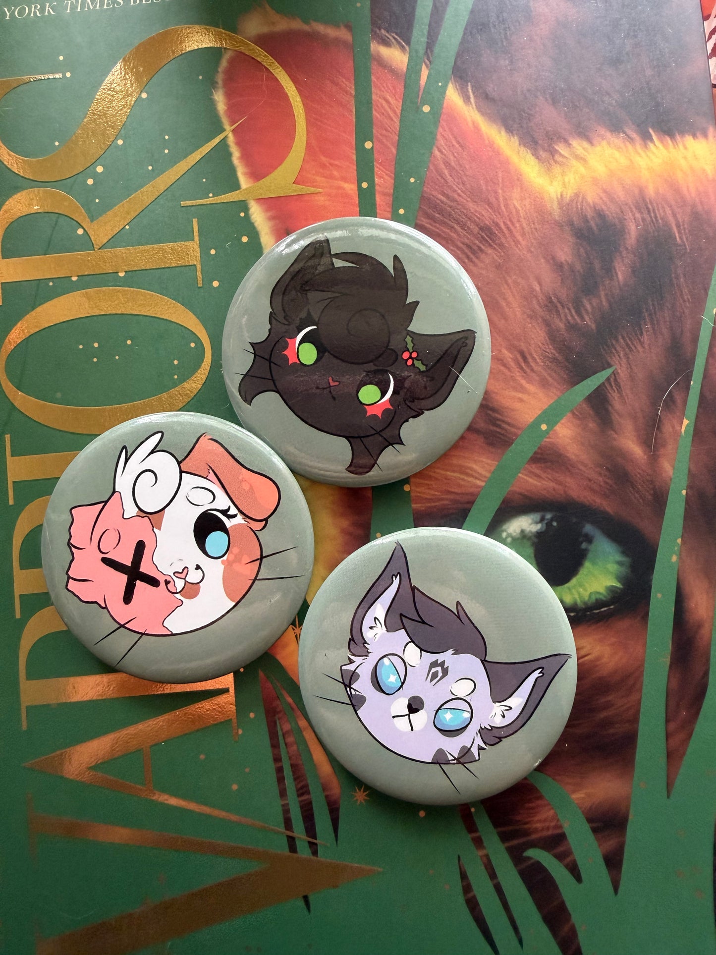 Warriors Chibi buttons