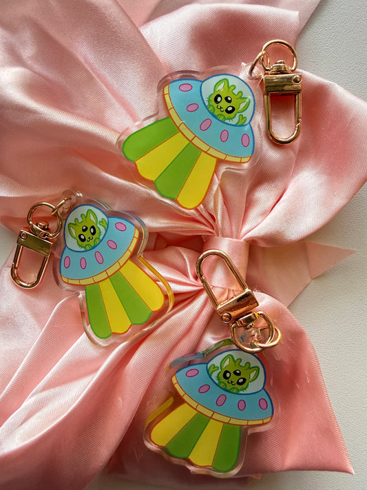 Alien Cat charm