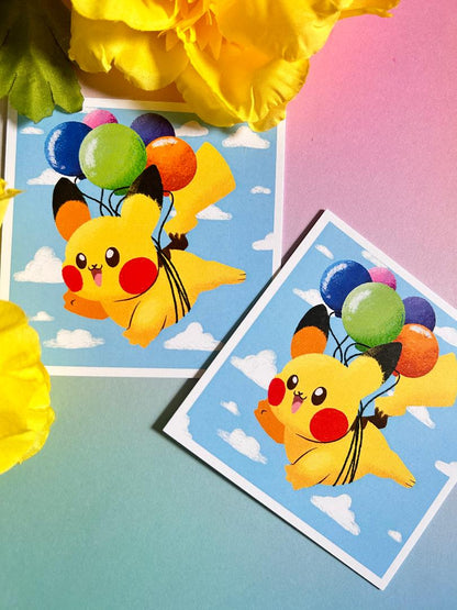 Balloon Pika Print